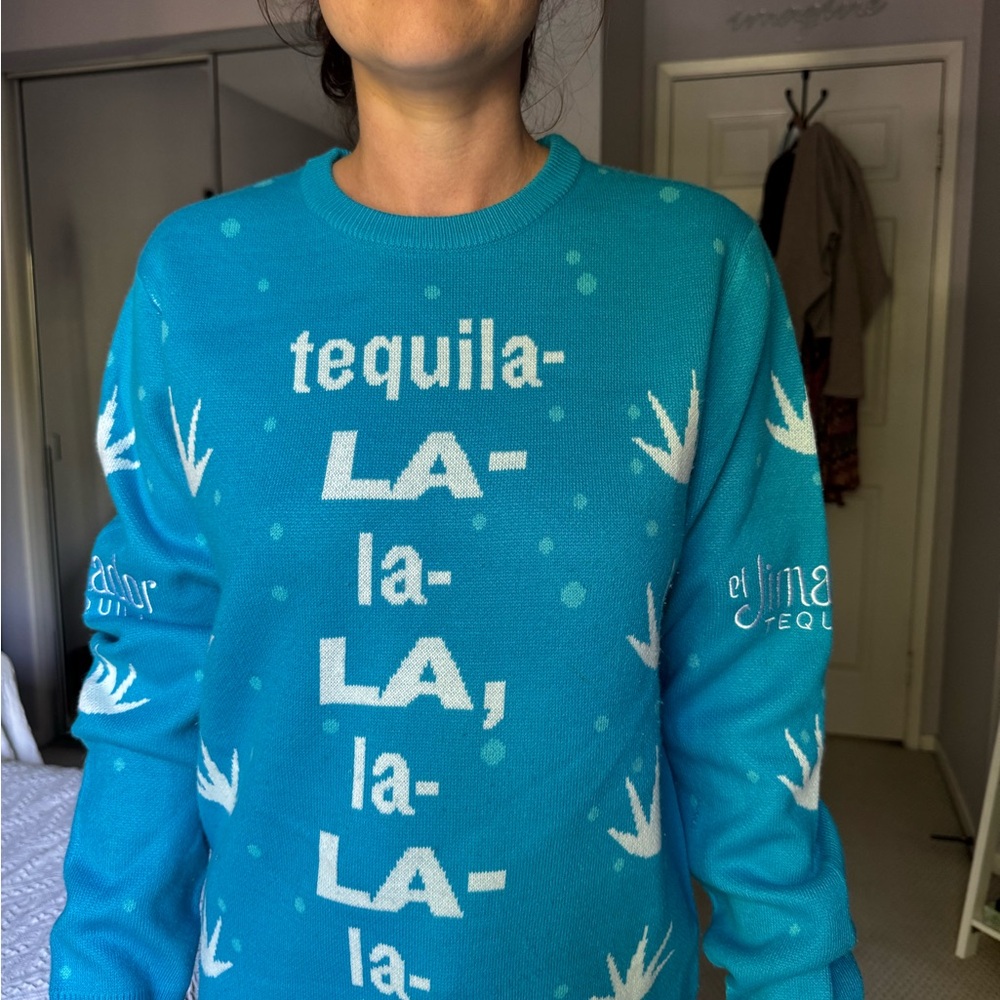 Tequila Blue Christmas Sweater